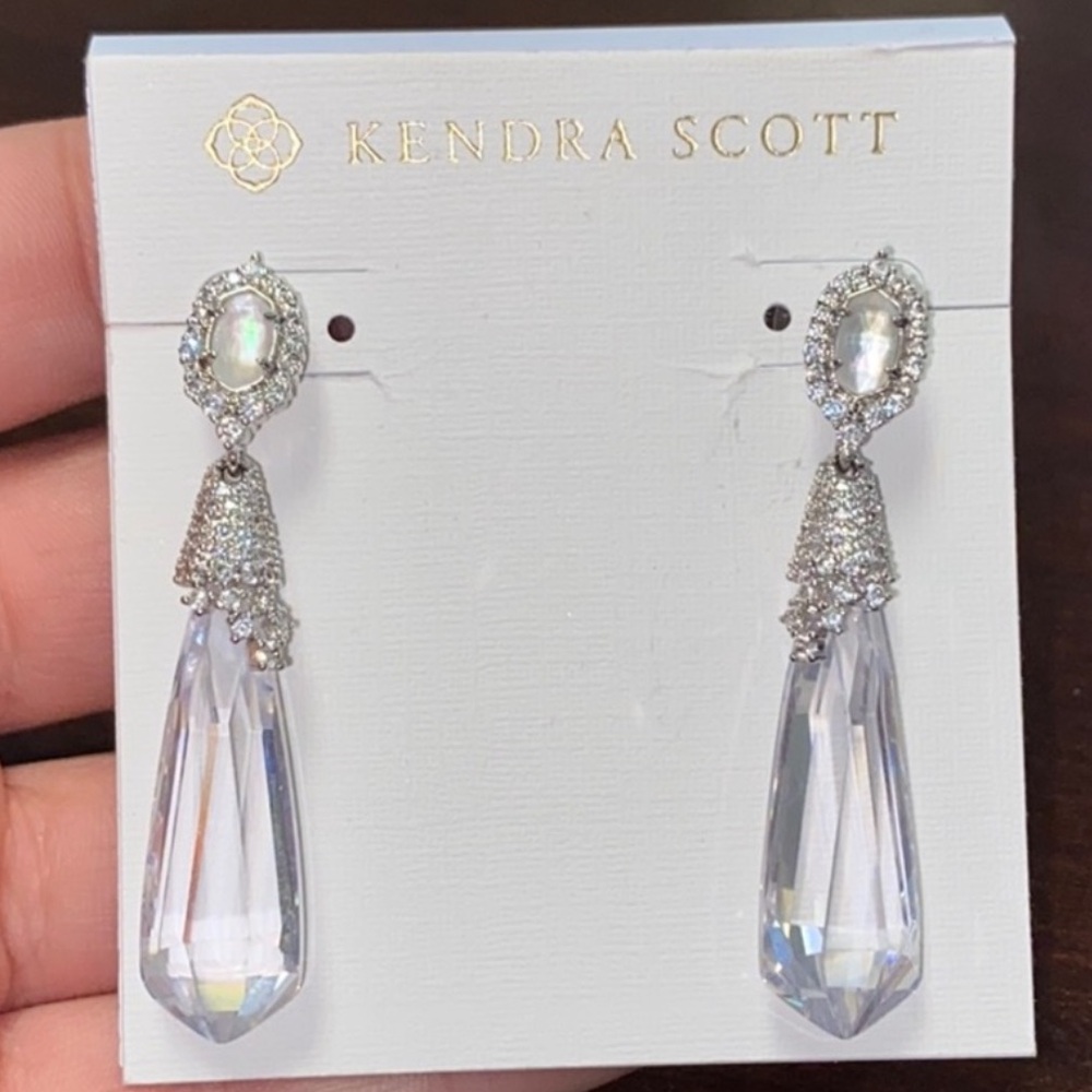 Kendra Scott Wedding Teardrop Faye Statement Earrings